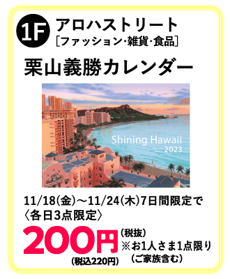 衝撃の目玉価格